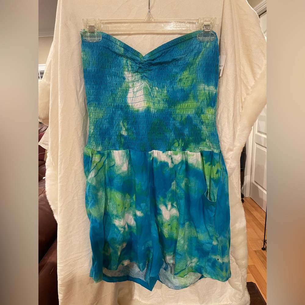 Selena Gomez Tye dyed Short Romper NWT